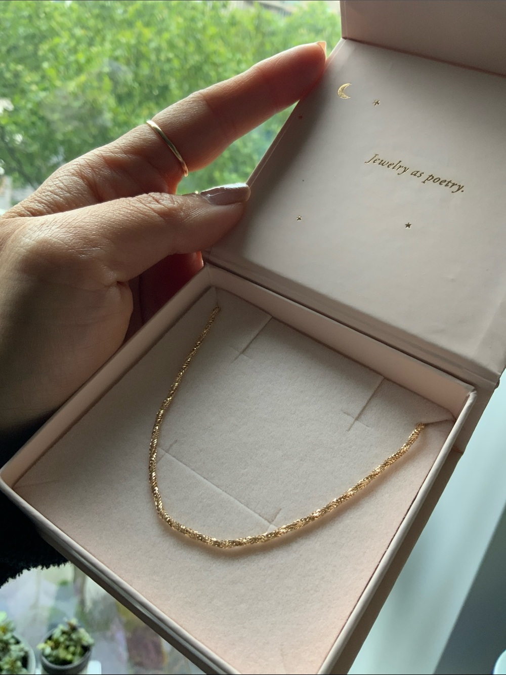 Catbird Lover’s gold necklace 14K solid gold chain